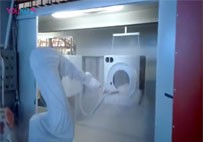 洗衣机外壳自动喷涂线