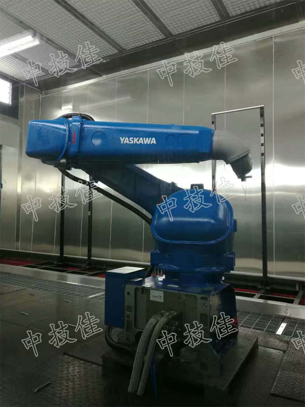 滑橇积放机器人自动追逐喷涂线