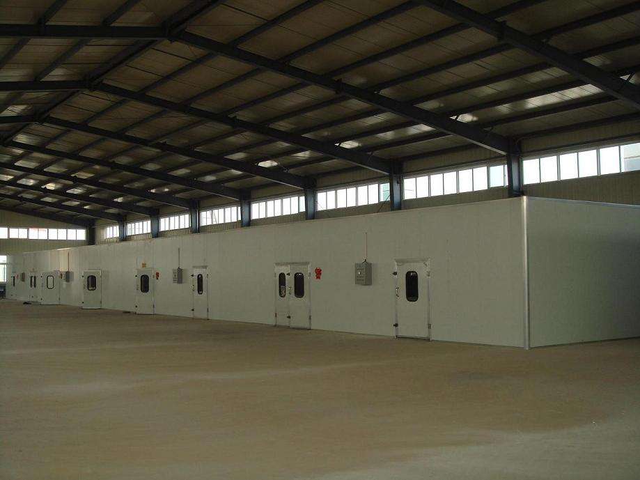 喷涂烘干两用喷漆室