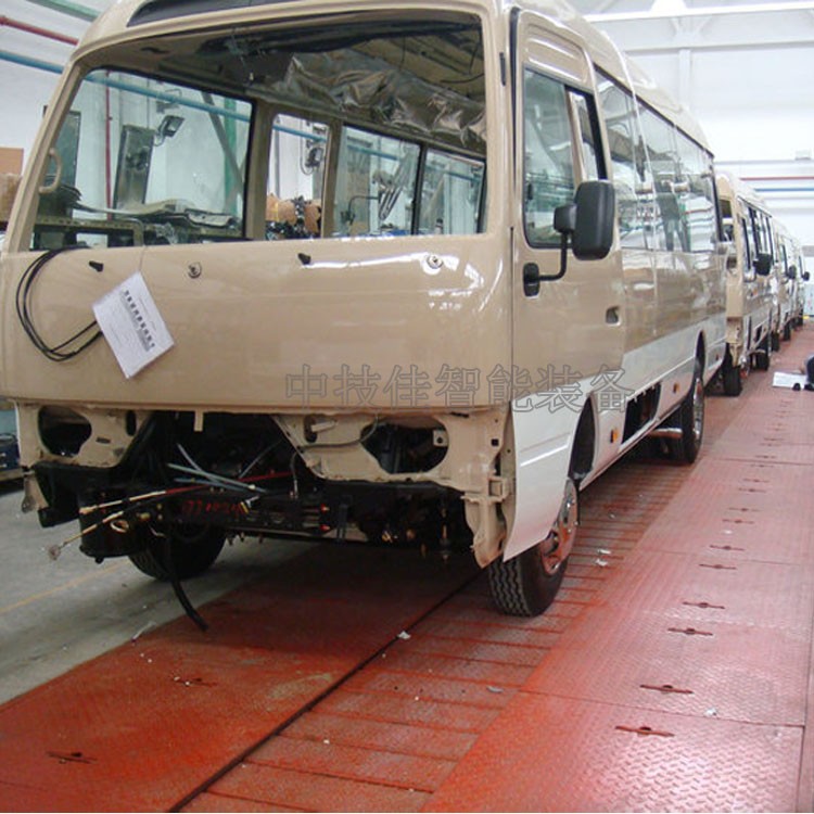 大客车内饰装配单边板链输送线