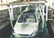 重庆力帆双工位涂装线