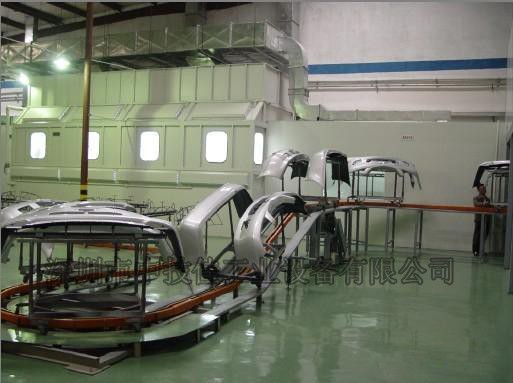 牵引式保险杠喷涂线