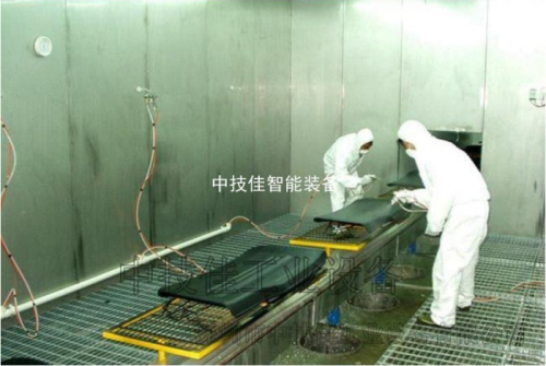 汽车钢板弹簧喷涂线