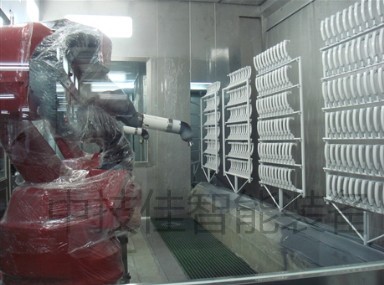 汽车门把手喷涂线